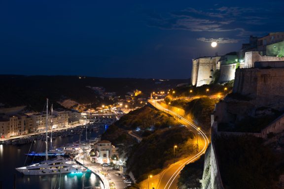 Bonifacio by night, Corsica