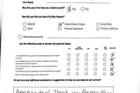 Review img # 35 of the yacht My Blue heaven