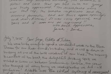 Review img # 8 of the yacht The Blue Dream