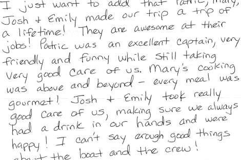 Review img # 1 of the yacht TRANQUILITY